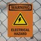 Signmission Electrical Hazard With Symbol OSHA Warning Sign, Aluminum, 7in W x 10in L, 2PK OS-2PACK-WS-A-710-V-13128 - alternate 6